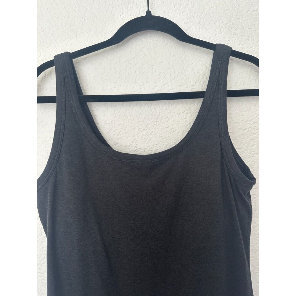 Vuori Halo Essential Dress in Black Heather Size Large - Picture 4 of 8